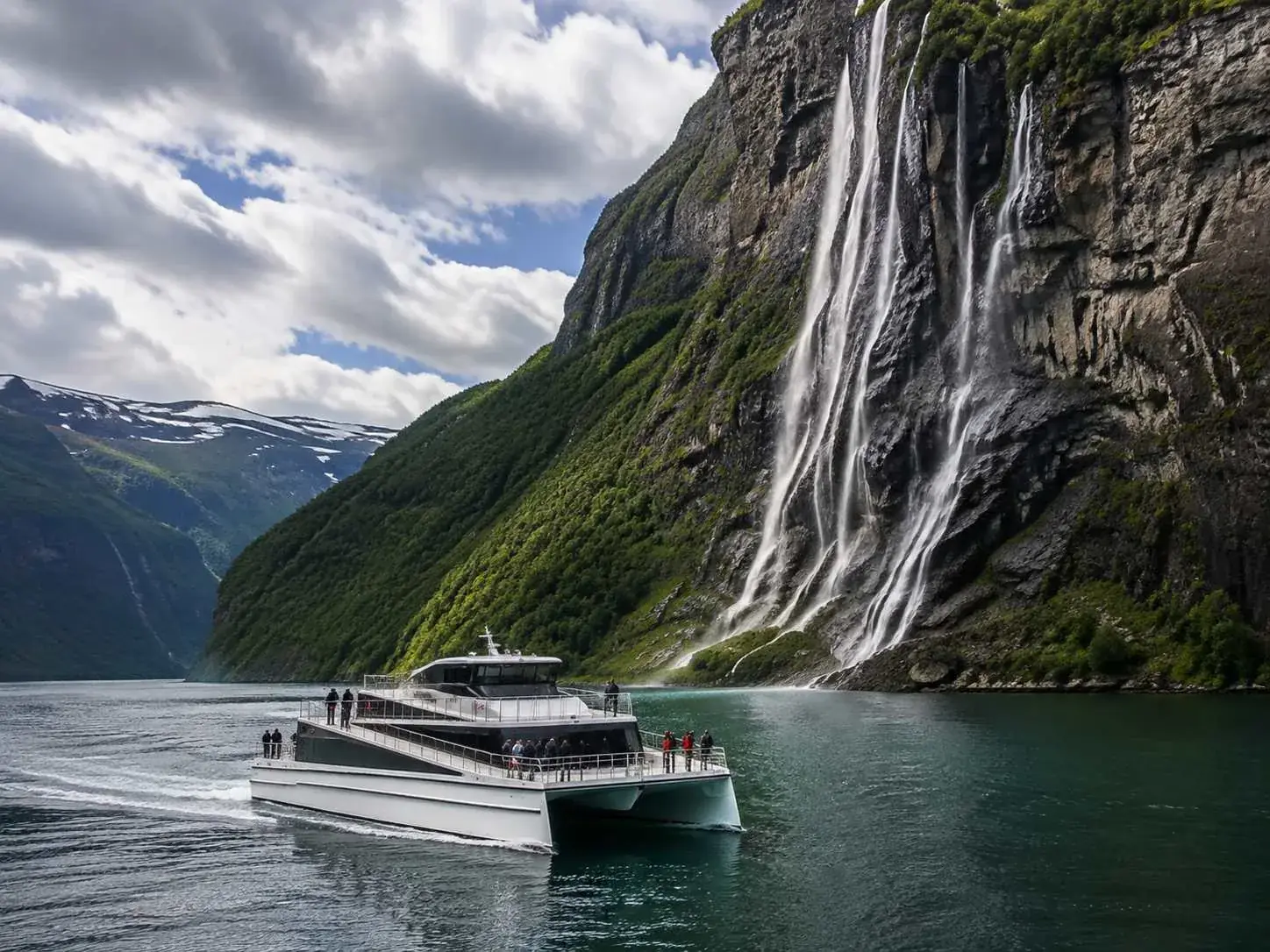 Geiranger: Fjord & Waterfalls Sightseeing Cruise